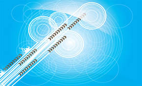 Blue Circle Vector Background